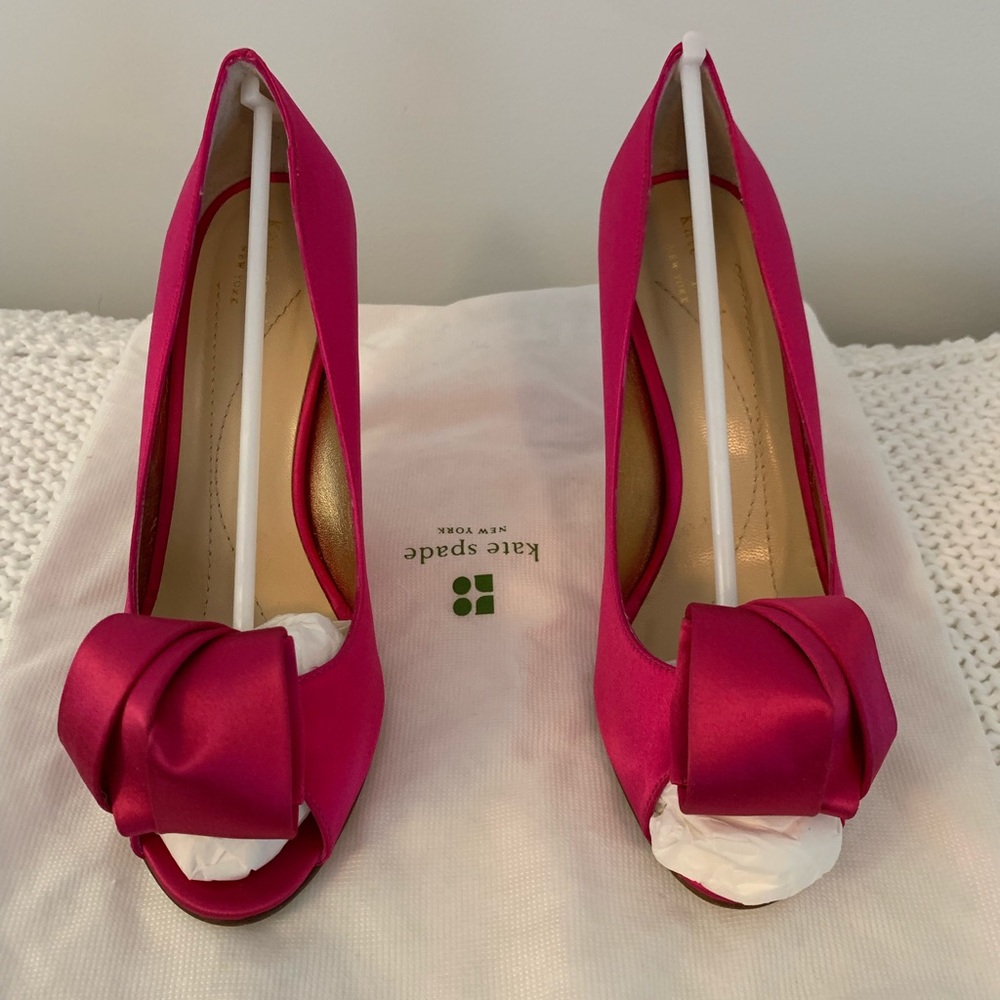 Kate Spade Clarice Heel Size 7.5 Hot Pink